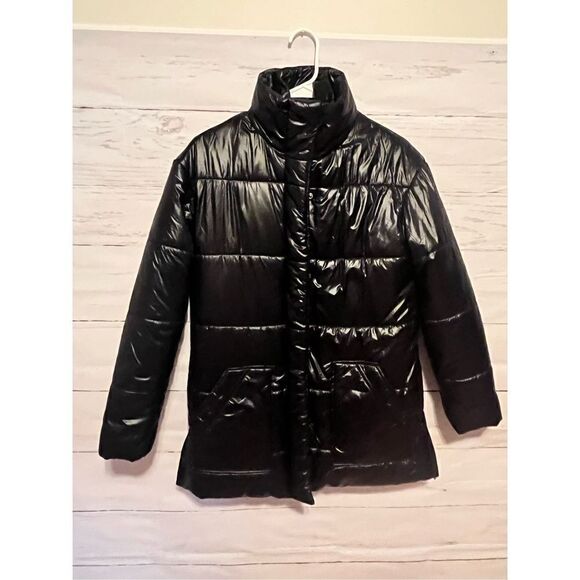 Belle and Bloom Black Puffer Jacket Size L - Picture 1 of 6